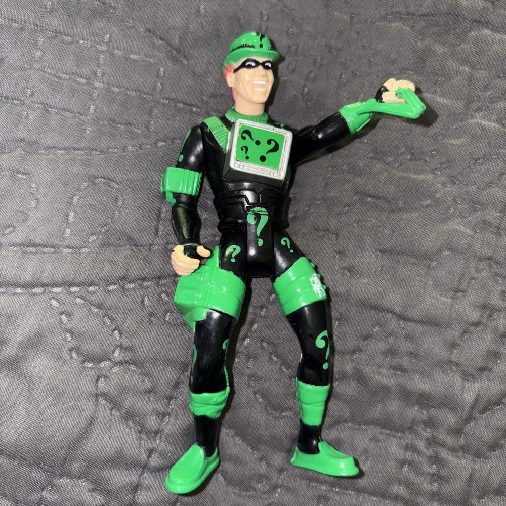 Vintage Batman Forever Blasting Riddler action figure